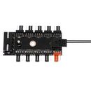 1 to 11 4pin PC Cooler Cooling Fan Hub 12V IDE Power Supply Splitter Cable