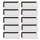 Universal Robot Vacuum Cleaner Replacement Parts Set - 10 Pieces Hepa Filter And
