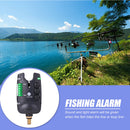 6 LED Fishing Alarm Adjustable Tone Sensitivity Carp Fishing Tackle (Green) A