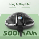 M203 2.4GHz Bluetooth Wireless Rechargeable 1600 DPI Optical Mouse (Black)