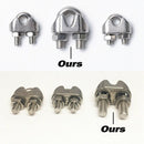 4-Pcs Turnbuckle/Tension(Eye&Hook, M6), 16-Pcs 1/8 Inch Wire Rope Cable Cli O3P9