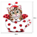 Home Decoration 5D Cute Cat Diamond Painting Cross Stitch Embroidery Craft