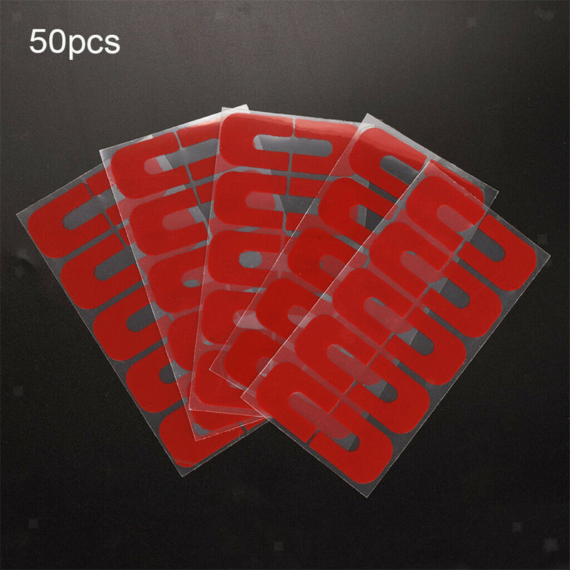 50 Pieces Soft Latex Nail Polish Protector Spill-proof Stickers Manicure Anti