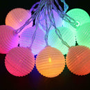 10 LED 2.5m Rattan Ball String Fairy Light Battery Xmas Decor(Colorful)