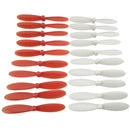 20 Pcs White&Red Durable Propeller for Hubsan X4 H107L H107C H107D RC Drone