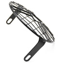 Motorcycle Headlight Lamp Shade Retro Black Shell Round Headlight Grille