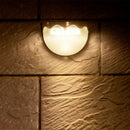 Solar Powered 6 LED Wall Fence Light Outdoor Garden Courtyard Stairs Wall Lamp#