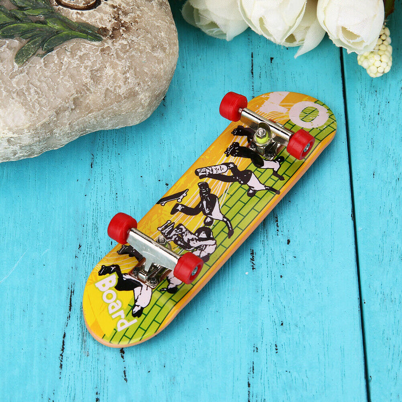 Plastic Professional Fingerboard Toys Skateboard Bearings Mini Suit A