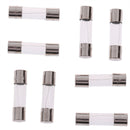 100Pcs Set 5x20mm Quick Blow Glass Tube Fuse Assorted Kits,Fast-blow Glass Fu Gw