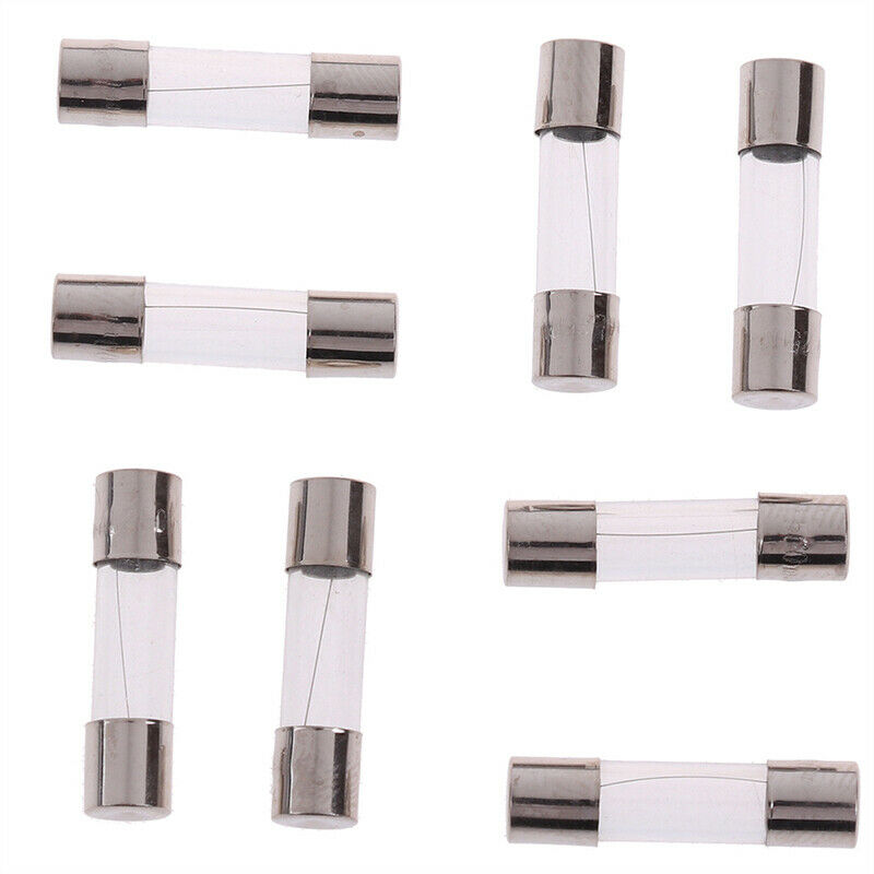 100Pcs Set 5x20mm Quick Blow Glass Tube Fuse Assorted Kits,Fast-blow Glass Fu Gw