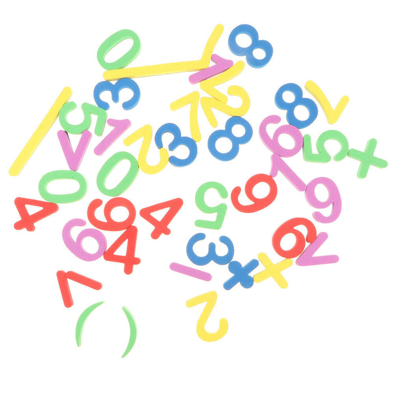 39pcs Numbers Set EVA Magnetic Fridge Magnet Auto Car Stickers Children