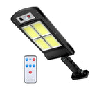 Waterproof Solar COB Wall Light Human Motion Sensor Lamp (C Remote Control)