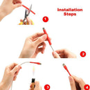 815 Pieces Heat Shrink Tubing 2:1 Electrical Wire Cable Insulation Tube Ass