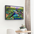 DIY Diamond Painting Kits Flowers and Peacocks Full Round Drill Handicraft