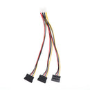 4pin IDE to 3 Serial ATA SATA Power Splitter Extension Cable Connectors Comp.kz