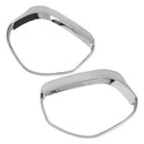 Rearview Side Mirror Glass Rain Shield Sun Visor Shade Frame 2Pcs/Set for M