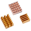 3Pcs/set Raspberry Pi 4B Copper Cooling Pad Heatsink Radiator Cooling Kit J Kw