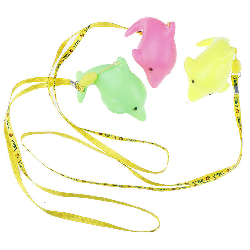 Baby Water Flashing Floating Dolphins Kids Beach Play Toys For BathroomJR