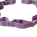 Pilates Yoga Elastic Resistance Strap Latin Training Stretch Band (Purple) A