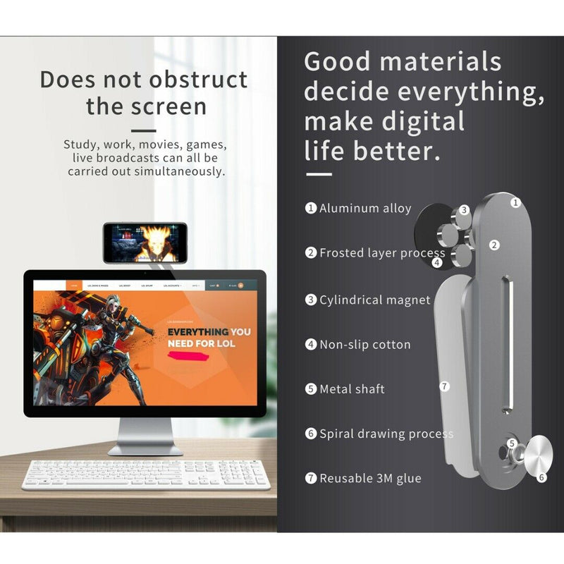 Metal Folding Bracket PC Lazy Phone Live Two-in-one Flexible Expansion Tablet