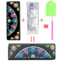 DIY Diamond Painting Leather Eyeglasses Storage Box Case Sunglasses Holder