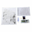 oil paint painting by numbers diy picture waterfall drawing on canvas oil p