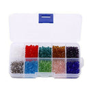 DIY 4mm 1000Pcs Faceted bicone Crystal Glass Beads for Bracelets with Conta B7O6