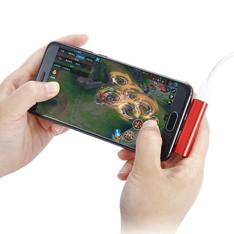 2 in 1 Charger Audio Adapter with Recording Microphone For DJI OSMO Mobile 3