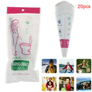 20pcs  Pregnant Standing Urinal Funnel Toilet Waterproof Paper Disposable Women