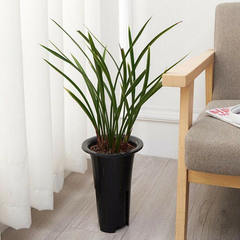 3x Plastic Plant Pots Garden Flower Pots Planters Indoor Outdoor Floral Planter
