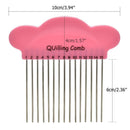 DIY Cloud Paper Quilling Comb Plastic Holder Origam Carding Art Craft Tool To,a