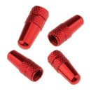 Tyre Tire Valve Air Caps Cover Screw Car Bike Bicycle Motorbike Red