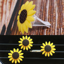 Car Air Freshener Perfume Sunflower Vent Clip Fragrance Scent Diffuser De JR BX