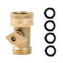 Water Hose Turn Off Valve 3/4 Inch Extreme Duty Garden Hose on Off Valve Ga L9W6