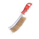 Heavy Duty Spid Wire Hand Brush Steel Bristles Rust Paint Removal  Z