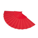 Plastic Japanese Style Handheld Folding Hand Fan Party Gift Red