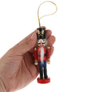 10cm Wooden Nutcracker Soldier Christmas Decoration Pendants Ornaments Toys ME