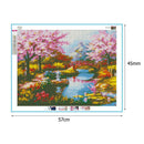 5D DIY Full Drill Diamond Painting Park View Cross Stitch Embroidery Mosaic