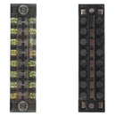 2 Pcs 8 Position Double Row Screw Terminal Covered Barrier Strip 600V 25A P4Z3