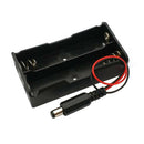 Rechargeable Battery Case Holder Storage Case box For 2 x 18650 w/ Wire Lead