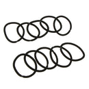20 Pieces Assorted Black Elastic Rubber Band Rope for DIY Hair Accessories Hair