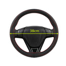 Car Auto Needle 38cm Universal Real Leather DIY Steering Wheel Protection Cover