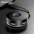 Baseus USB HUB External 4 Ports USB C Hub Splitter To USB 3.0 + 3 USB 2.0 F A8H8
