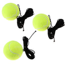 3PC Single Tennis  Training Replacement Ball w/ String Self Study