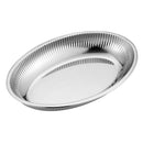 Stainless Steel Platter Serving Trays Rice Plate Serving Dish 31X22cm