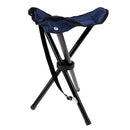 Outdoor Portable Tripod Camping Sports Stool Foldable Chair Seat Made of Steel