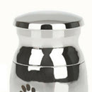 Paw Letters Printed Stainless Steel Pet Cinerary Casket Urn Pendant Deluxe