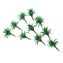10X/Pack 4.5cm/1.77inch Green Models Tree 1/150 N for RR Railway Mini Scene