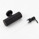 Liquid Hand Soap Dispenser Stainless Steel Wall Mounted Black Simple Bathro