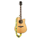 Guitar Strap Belt for Acoustic Electric Guitar Instrument Parts (Yellow) A